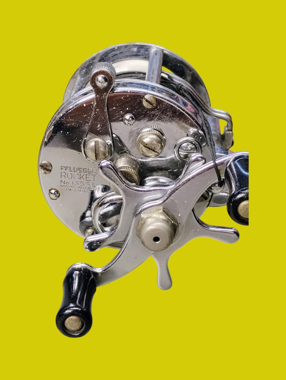 PFLUEGER ROCKET 1355L Level Wind Baitcasting Fishing Reel-img-1