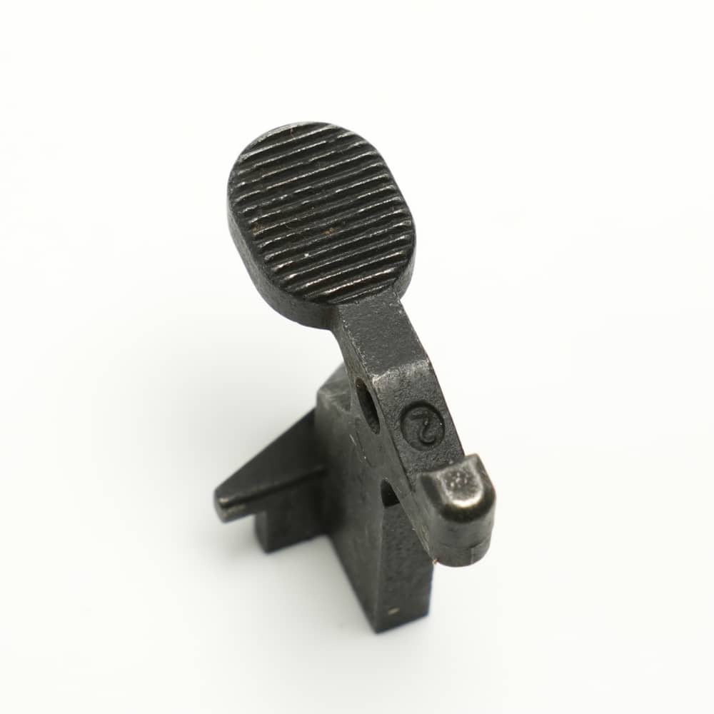 GM H&R M16A1 Bolt Catch P/N 62301 No. 2 Marked Face AR15 Vietnam Retro *VG*-img-0