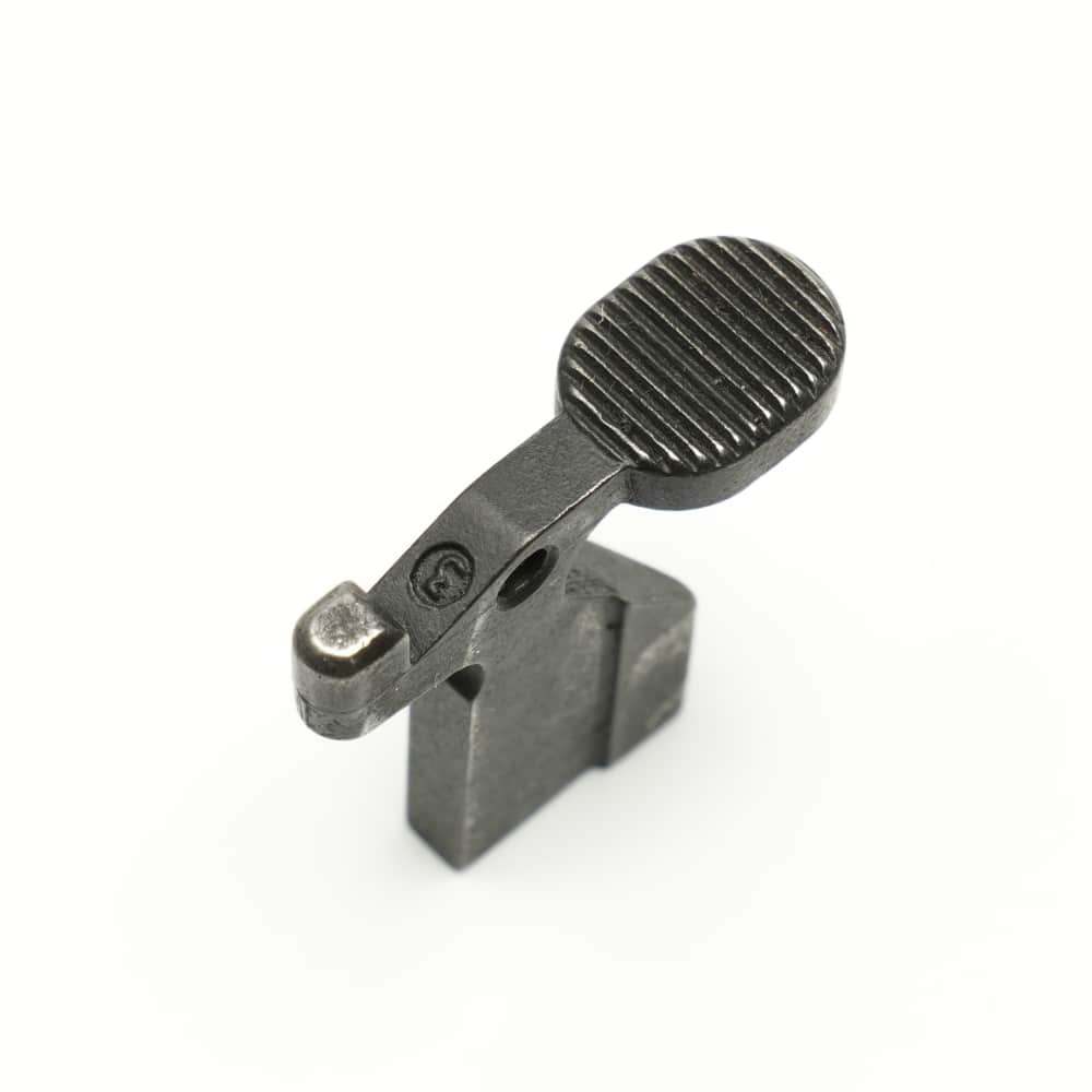 GM H&R M16A1 Bolt Catch P/N 62301 No. 3 Marked Face AR15 Vietnam Retro *VG*-img-4