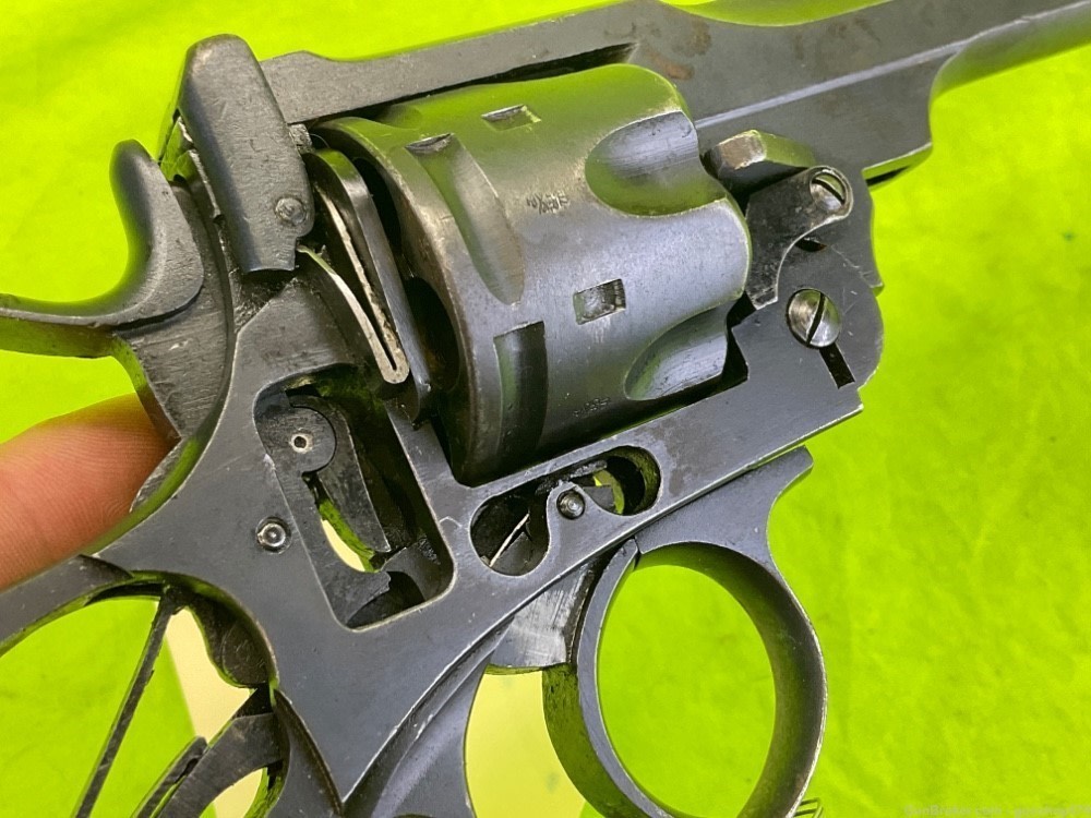 British Webley 455 Factory Cut Away 6 In 1917 Dated MKVI WWI Mark VI War -img-18