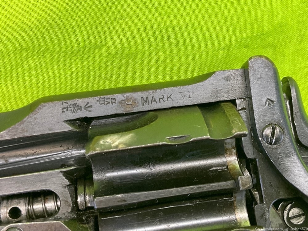 British Webley 455 Factory Cut Away 6 In 1917 Dated MKVI WWI Mark VI War -img-8