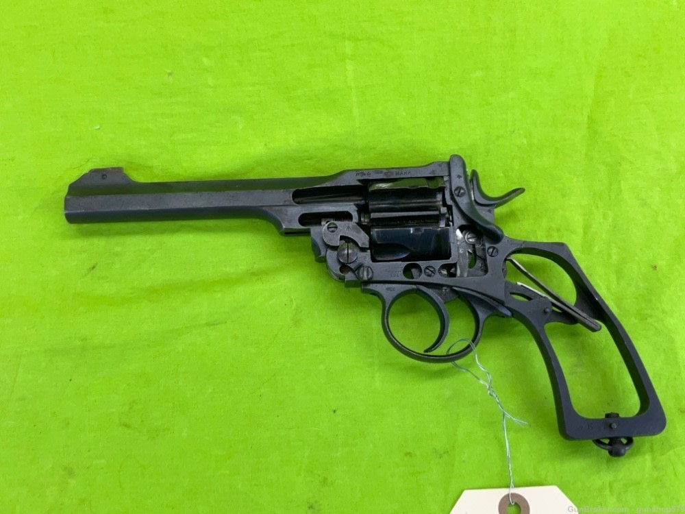 British Webley 455 Factory Cut Away 6 In 1917 Dated MKVI WWI Mark VI War -img-0