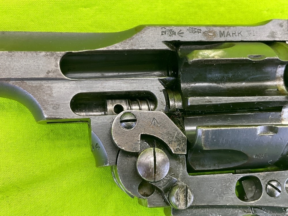 British Webley 455 Factory Cut Away 6 In 1917 Dated MKVI WWI Mark VI War -img-7