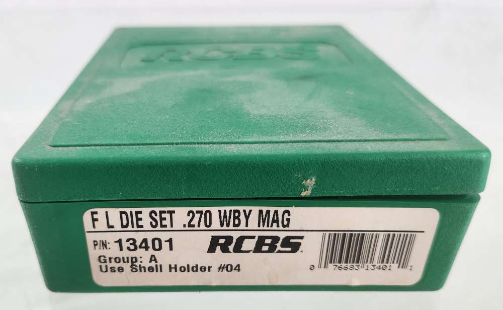 RCBS Full Length 270 Weatherby Dies - Used-img-2