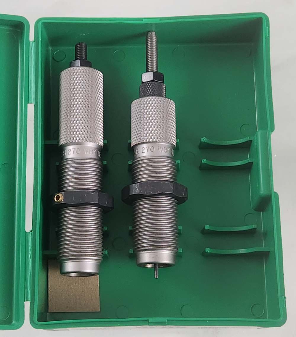 RCBS Full Length 270 Weatherby Dies - Used-img-1