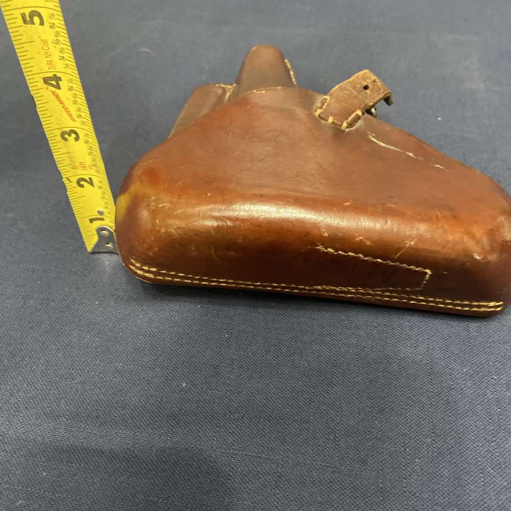 WW1 German Luger Holster P08 Hardshell Leather 1915 C. HOLSTE & Co München -img-17