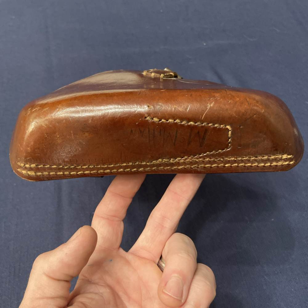 WW1 German Luger Holster P08 Hardshell Leather 1915 C. HOLSTE & Co München -img-5
