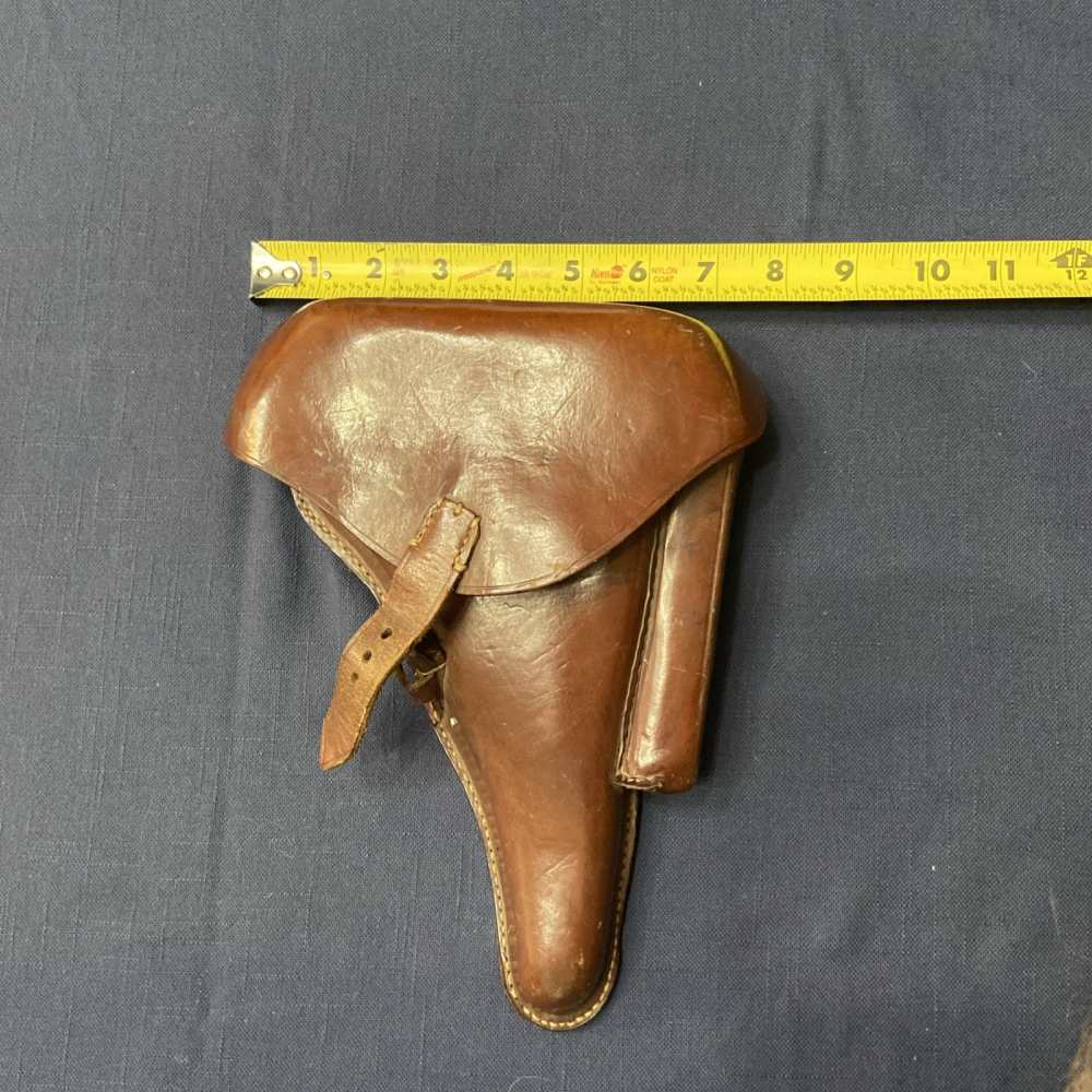 WW1 German Luger Holster P08 Hardshell Leather 1915 C. HOLSTE & Co München -img-16