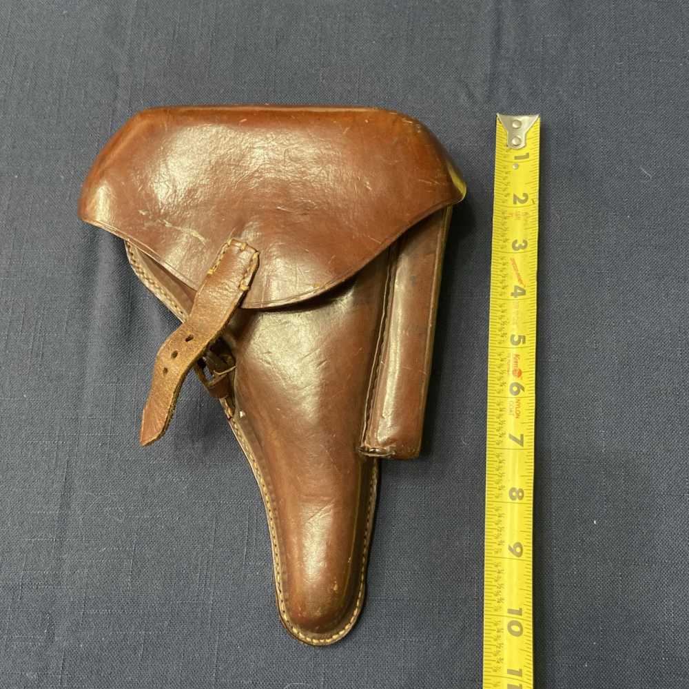 WW1 German Luger Holster P08 Hardshell Leather 1915 C. HOLSTE & Co München -img-15