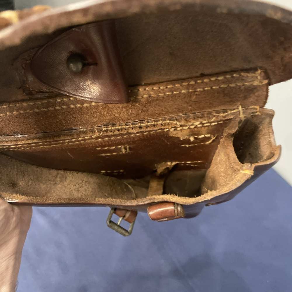 WW1 German Luger Holster P08 Hardshell Leather 1915 C. HOLSTE & Co München -img-13