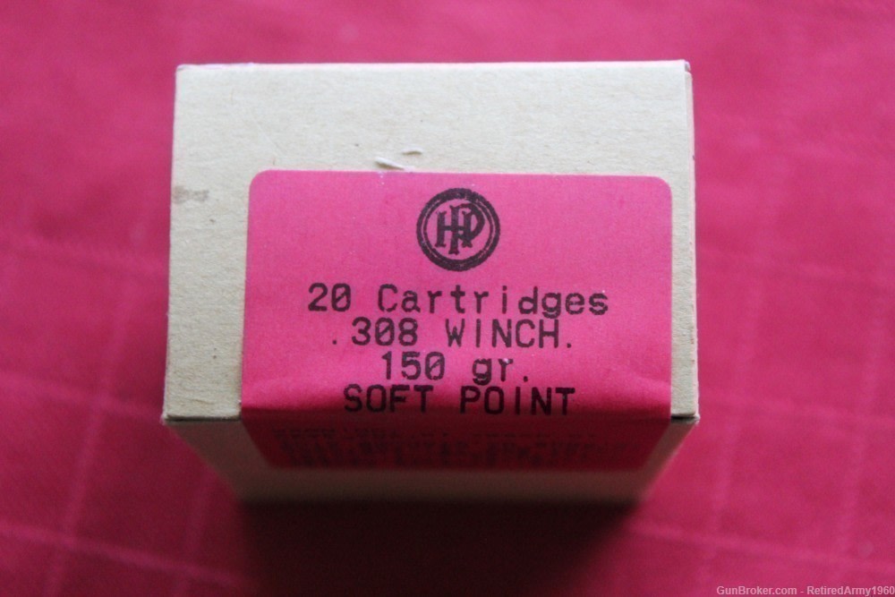 120 Rounds Hirtenberger 7.62X51NATO,, .308 cal., Soft Point, SP, AMMO-img-0
