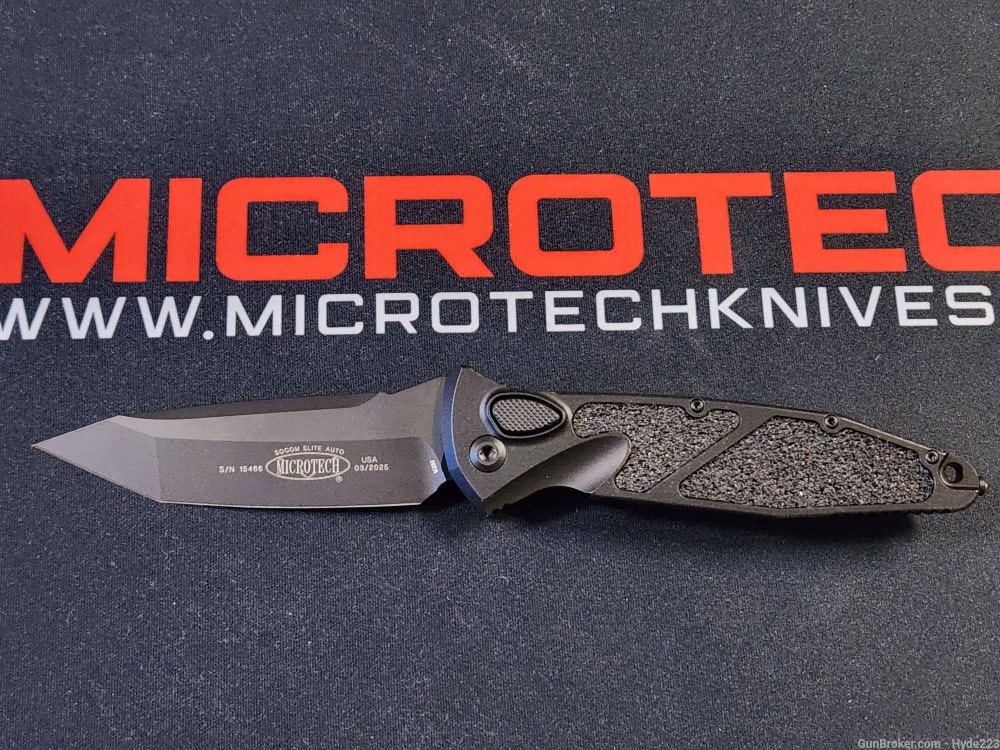 Microtech Socom Elite auto T/E Blackout-img-2