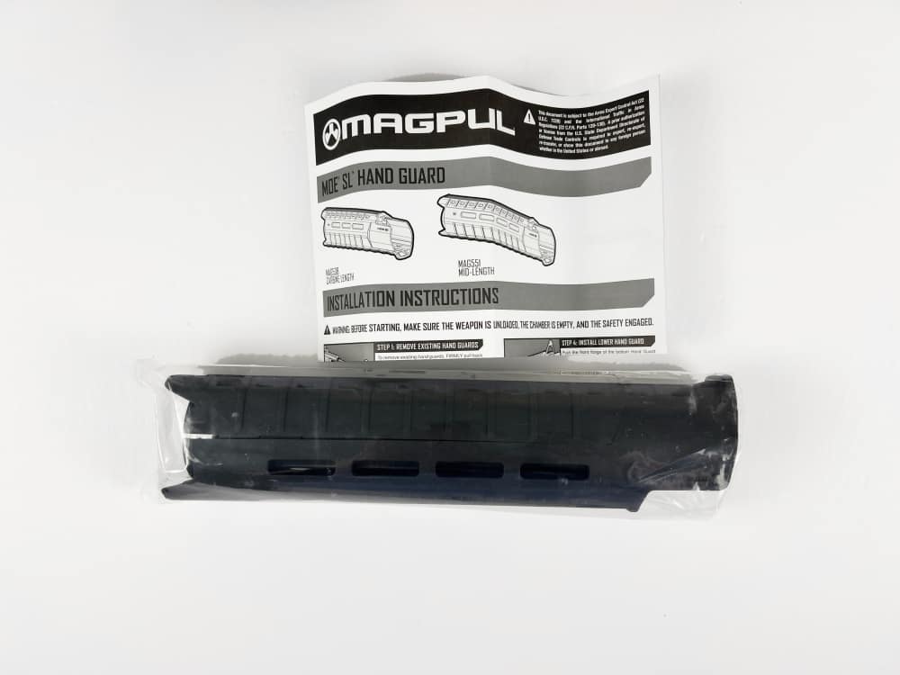 Magpul MOE SL Hand Guard, Mid-Length – AR15/M4 MAG551-BLK in the box-img-2