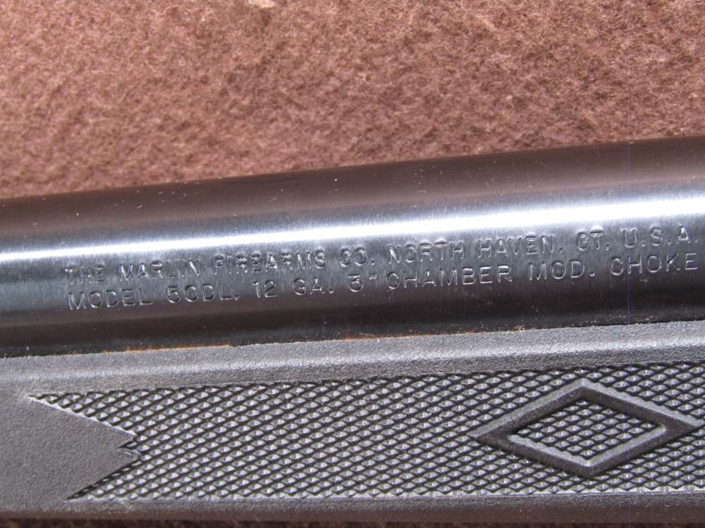 Marlin Firearms 50DL 12 Ga 3" Bolt 28" JM Stamp Mod CK BRL 1x Mag GD Bore-img-19