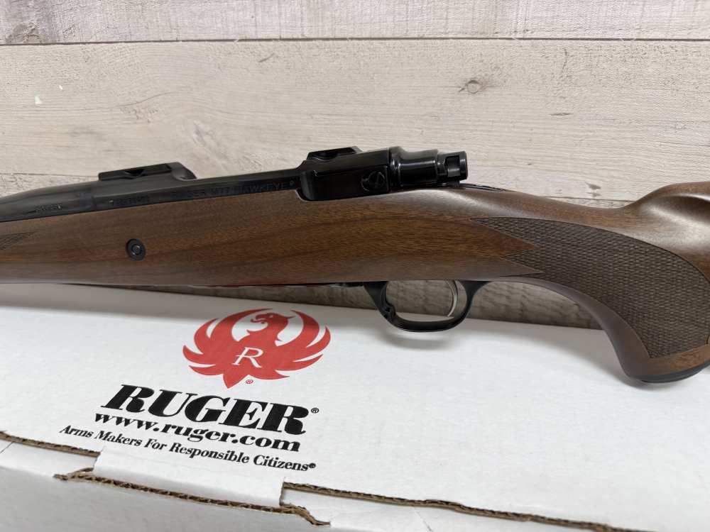 RUGER HAWKEYE HUNTER 308 WIN 16.6" THREADED BARREL WALNUT BLUED 67100 NEW-img-8