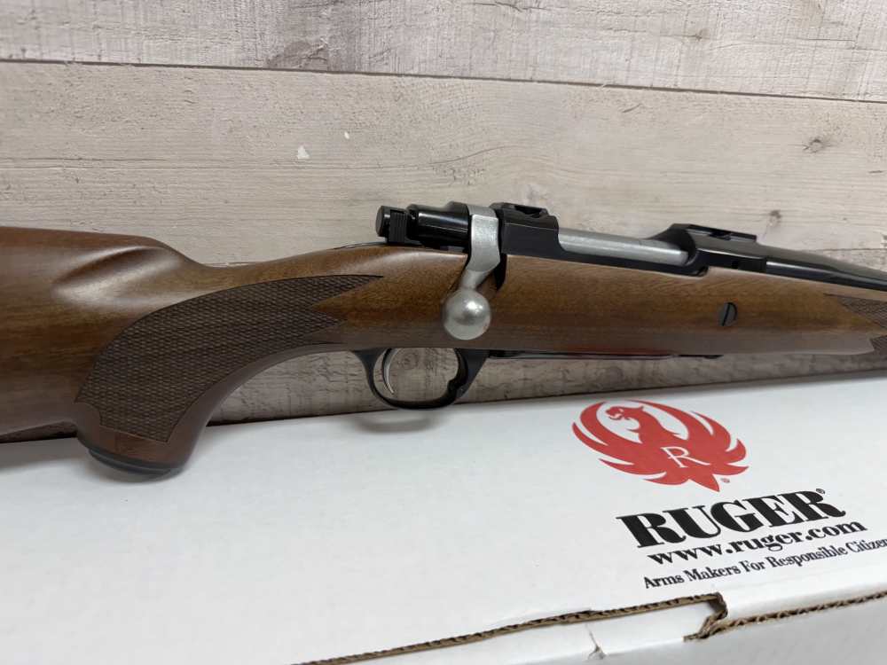 RUGER HAWKEYE HUNTER 308 WIN 16.6" THREADED BARREL WALNUT BLUED 67100 NEW-img-2