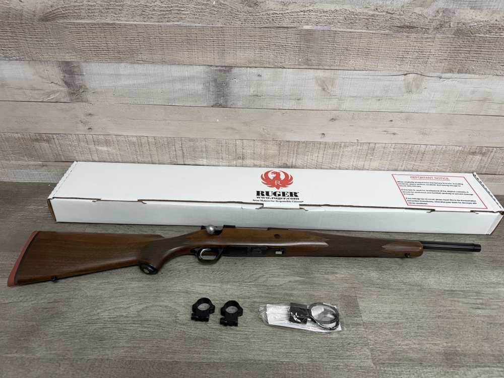 RUGER HAWKEYE HUNTER 308 WIN 16.6" THREADED BARREL WALNUT BLUED 67100 NEW-img-11