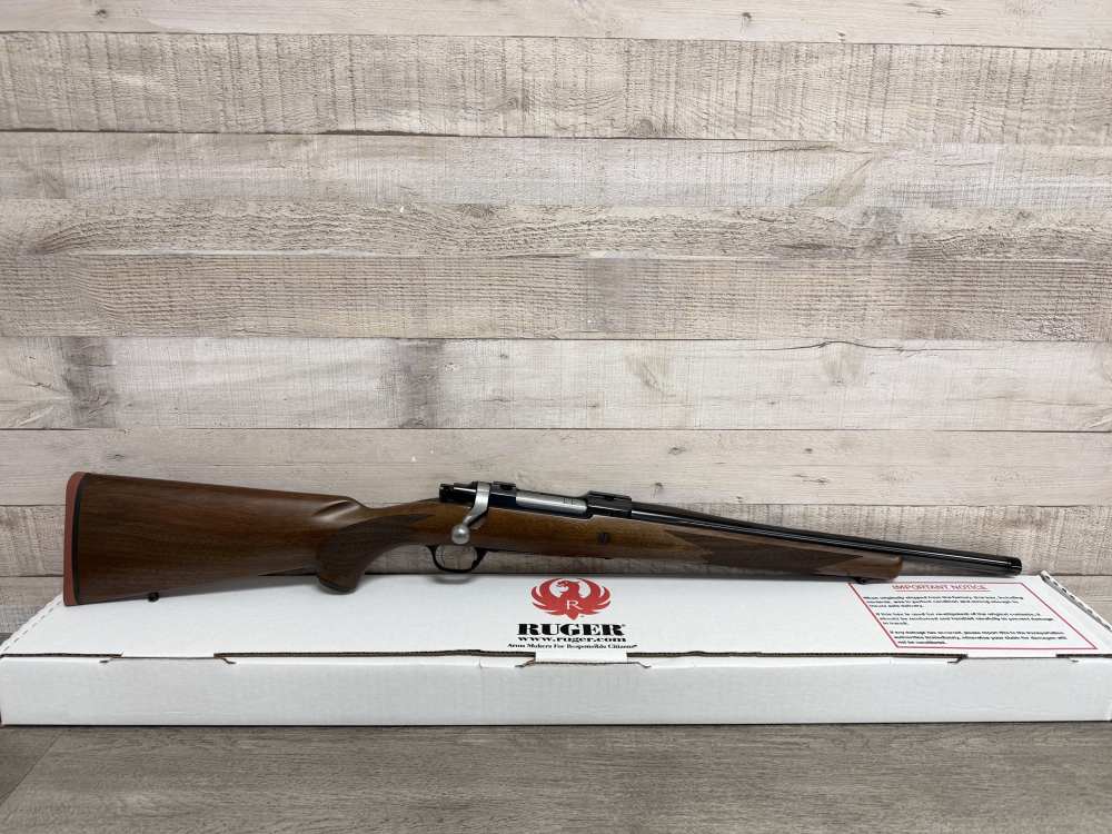 RUGER HAWKEYE HUNTER 308 WIN 16.6" THREADED BARREL WALNUT BLUED 67100 NEW-img-0