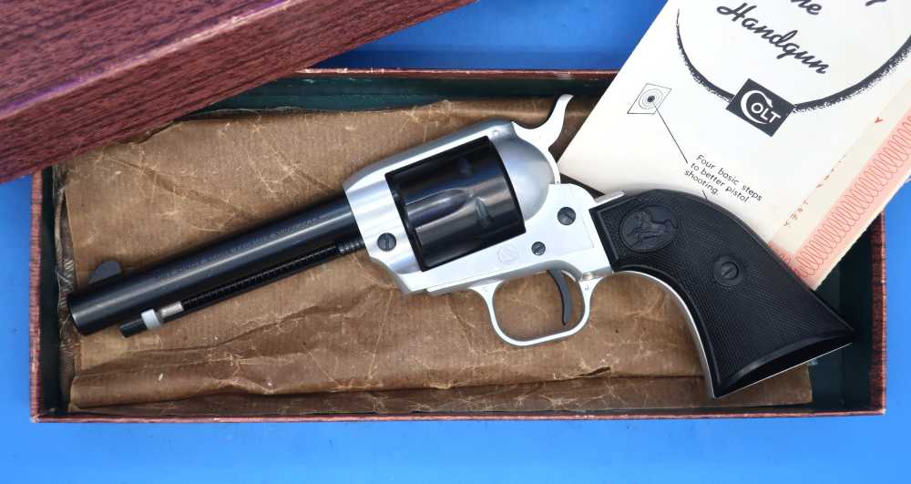 Colt SAA Frontier Scout 22LR w/Box ca. 1958 4 3/4" Dual-Tone Excellent C&R-img-2