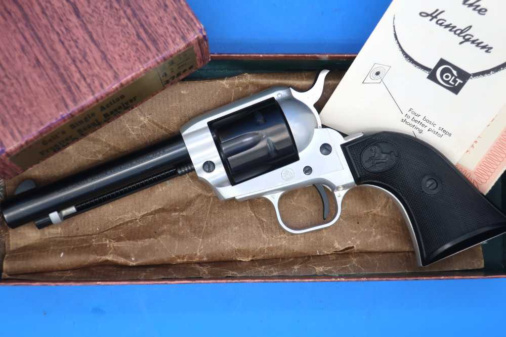 Colt SAA Frontier Scout 22LR w/Box ca. 1958 4 3/4" Dual-Tone Excellent C&R-img-3