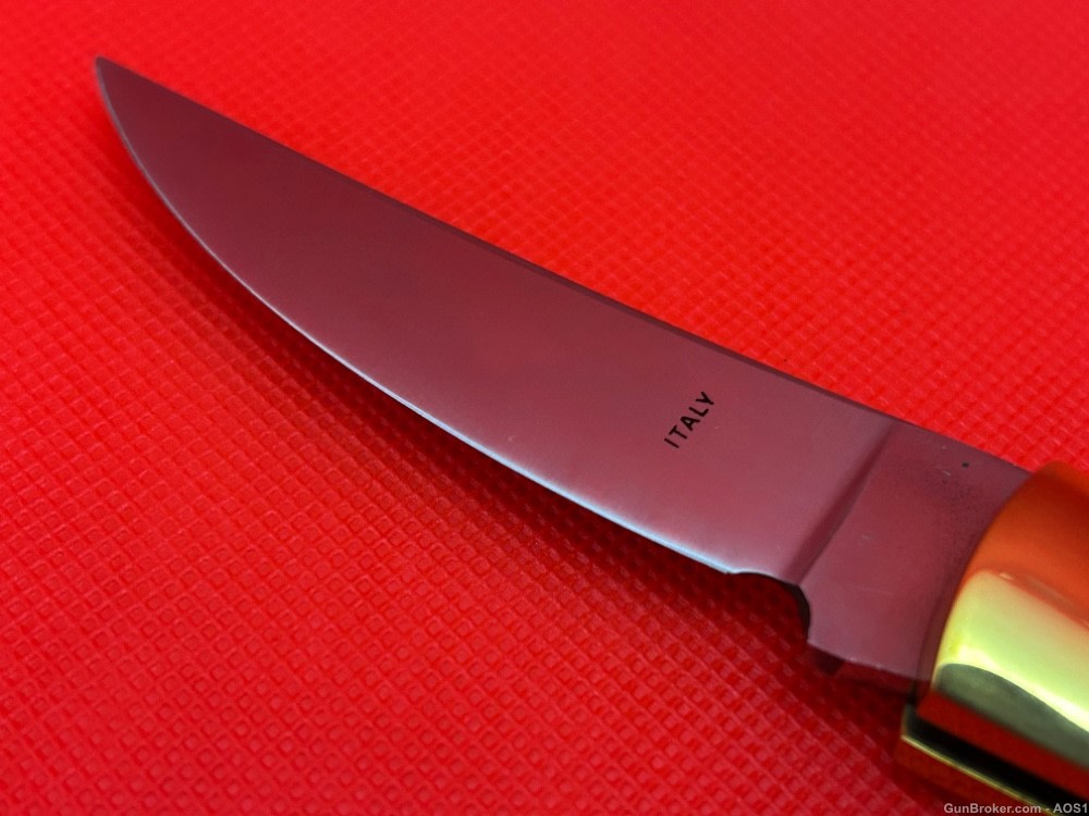 Vintage Falcon Blades Italy Medium Lockback Pocket Knife Sandvik Rostfrie-img-1