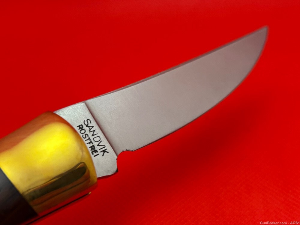 Vintage Falcon Blades Italy Medium Lockback Pocket Knife Sandvik Rostfrie-img-5