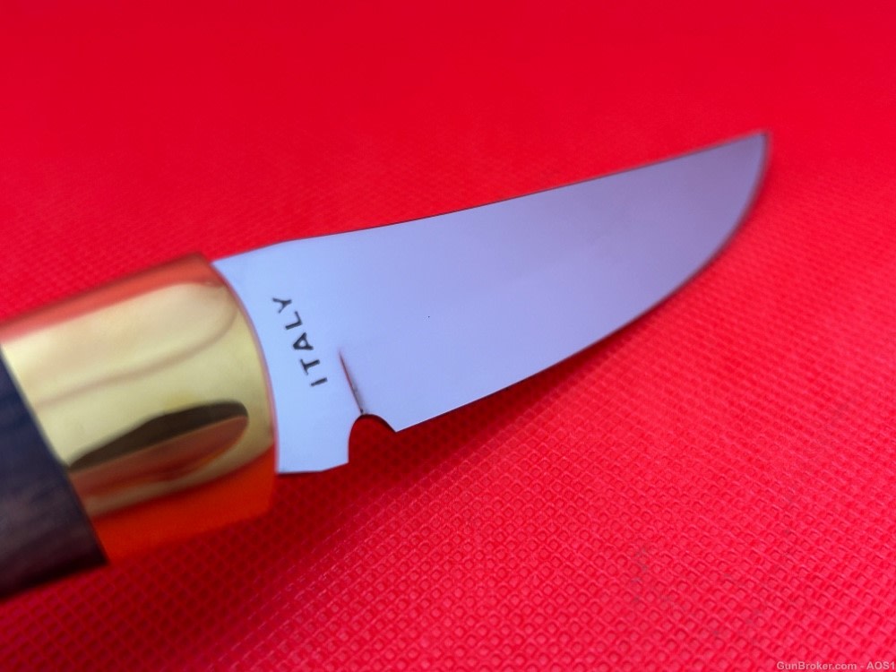 Vintage Falcon Famous Blades Italy Large Lockback Pocket Knife Rostfrie NOS-img-4