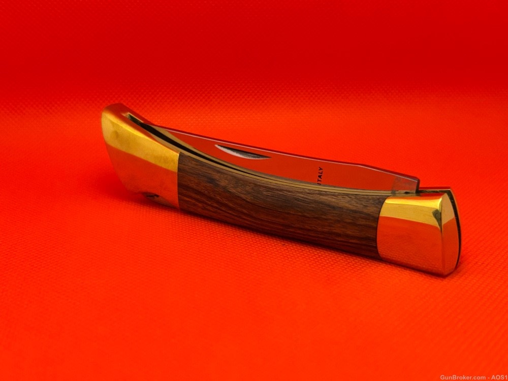 Vintage Falcon Famous Blades Italy Large Lockback Pocket Knife Rostfrie NOS-img-9