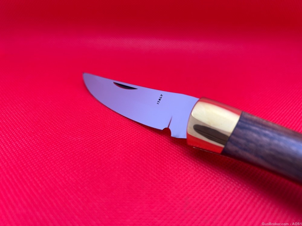 Vintage Falcon Famous Blades Italy Large Lockback Pocket Knife Rostfrie NOS-img-5