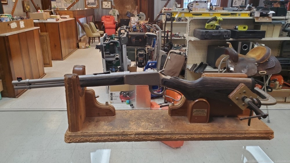 Mossberg 464 SS Mariner  30-30 sight gray lam stock-img-0
