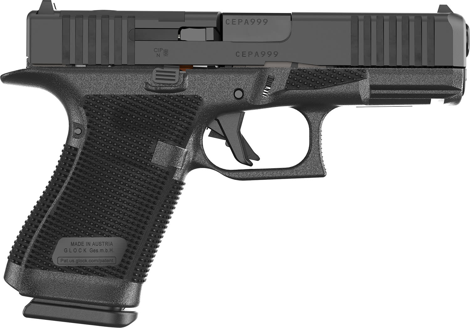 Glock G19 Gen6 9mm Luger Pistol 4.02 Black P61950203-img-4