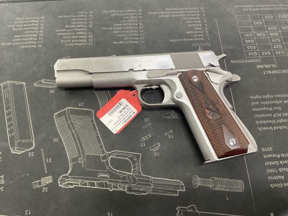 Springfield armory 1911 mil-spec stainless 5” .45ACP-img-9