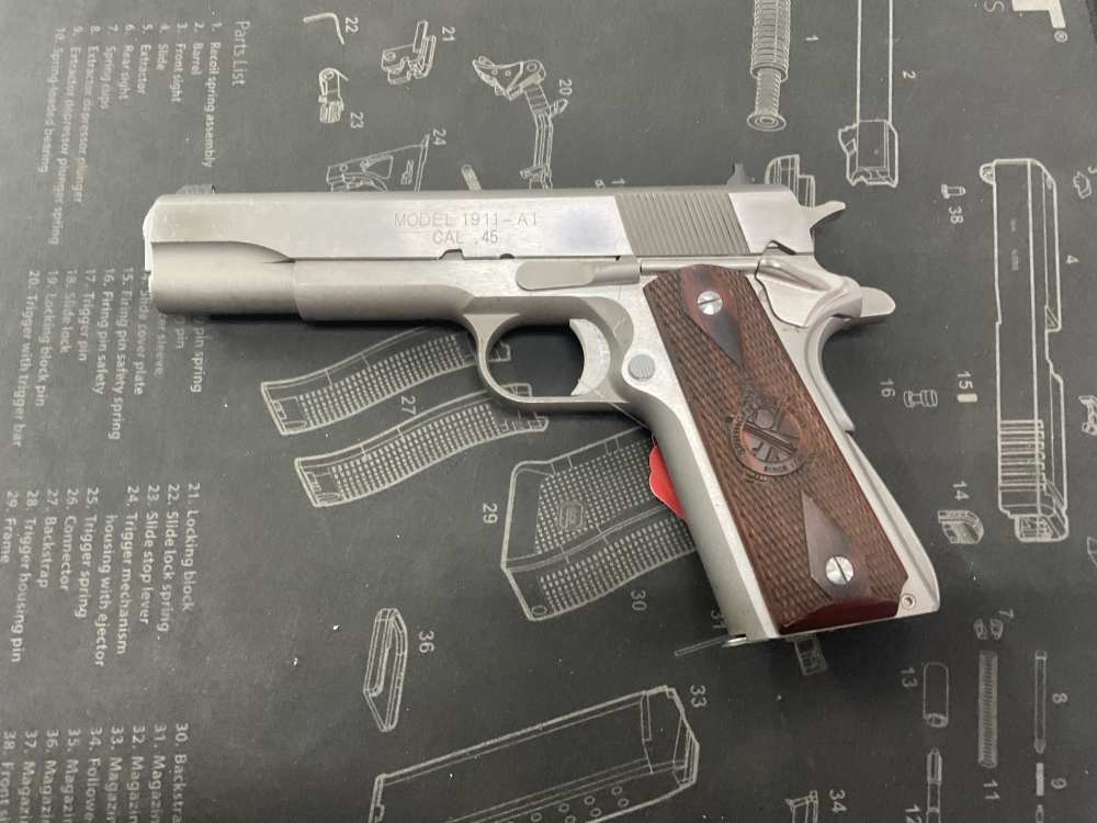Springfield armory 1911 mil-spec stainless 5” .45ACP-img-0