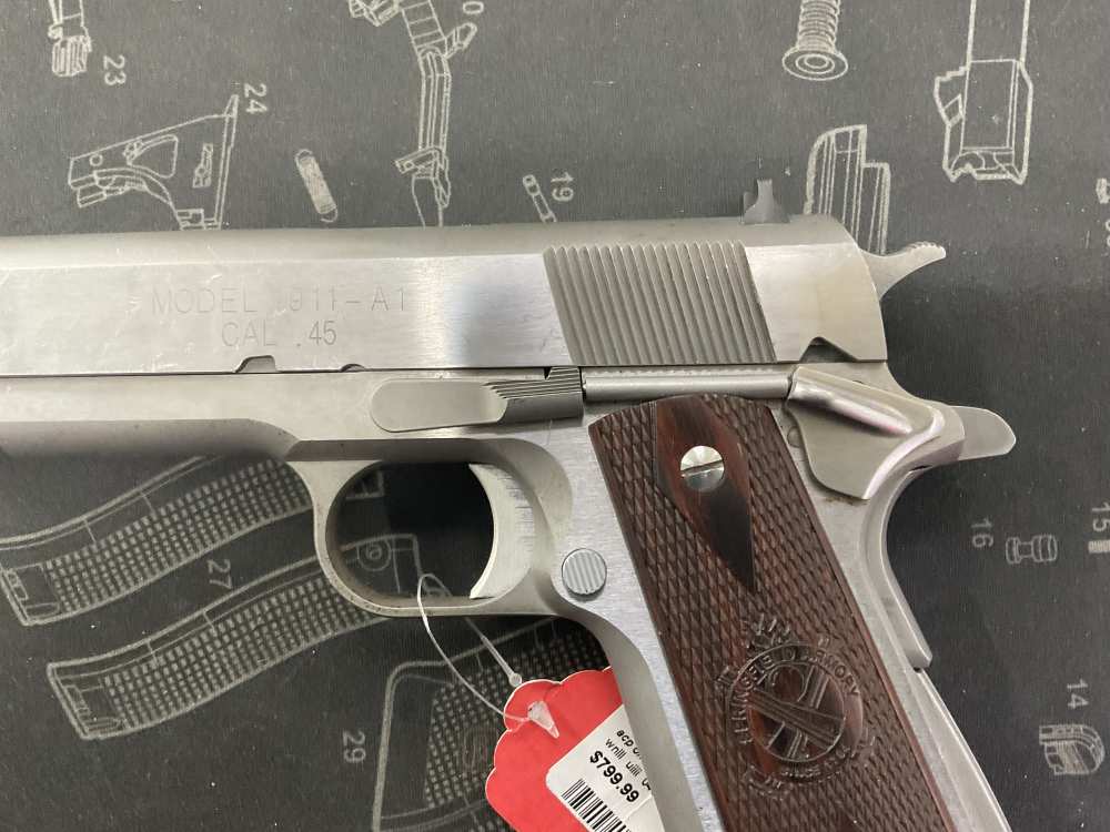 Springfield armory 1911 mil-spec stainless 5” .45ACP-img-4