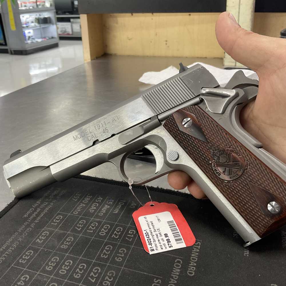 Springfield armory 1911 mil-spec stainless 5” .45ACP-img-29