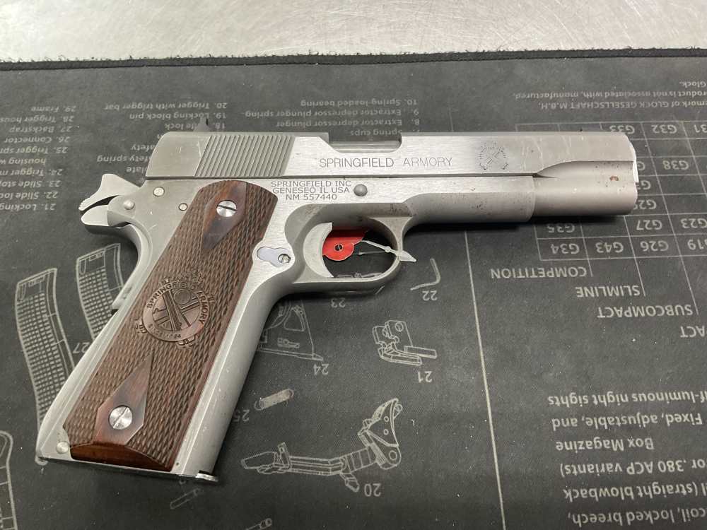Springfield armory 1911 mil-spec stainless 5” .45ACP-img-25