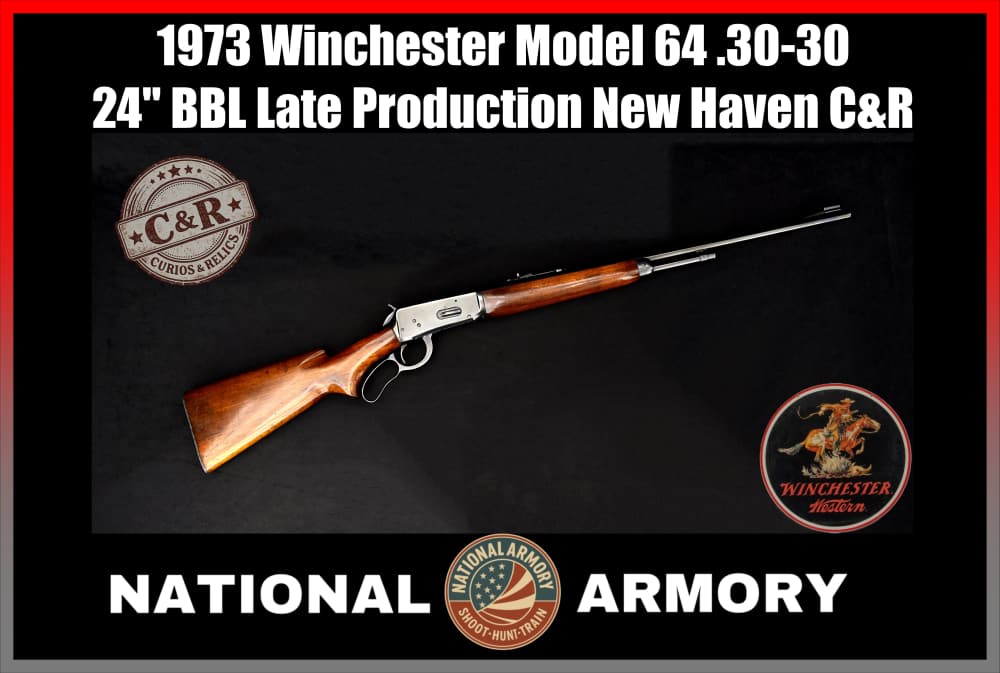 1973 Winchester Model 64 .30-30 24" BBL *LIMITED PRODUCTION* New Haven C&R -img-0