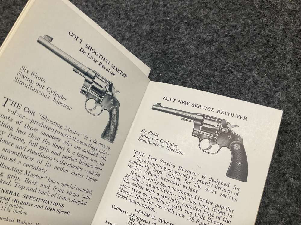 Vintage 1951 COLT  detective special 38 revolver gun box police book manual-img-28