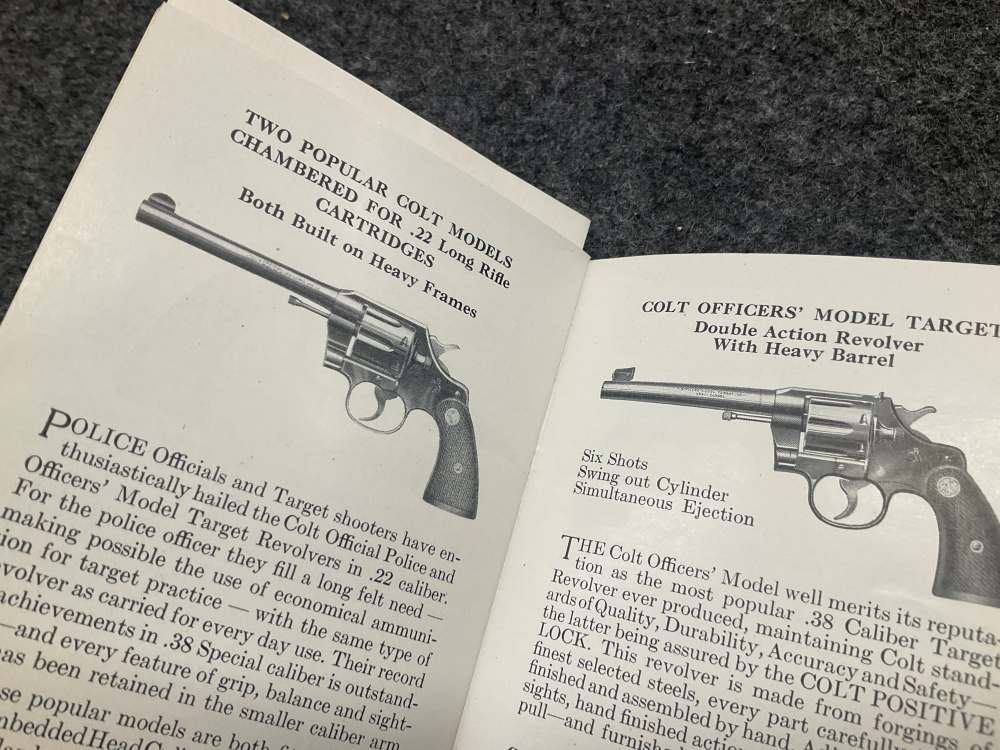Vintage 1951 COLT  detective special 38 revolver gun box police book manual-img-27