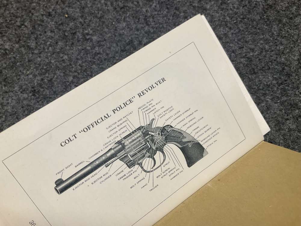 Vintage 1951 COLT  detective special 38 revolver gun box police book manual-img-29