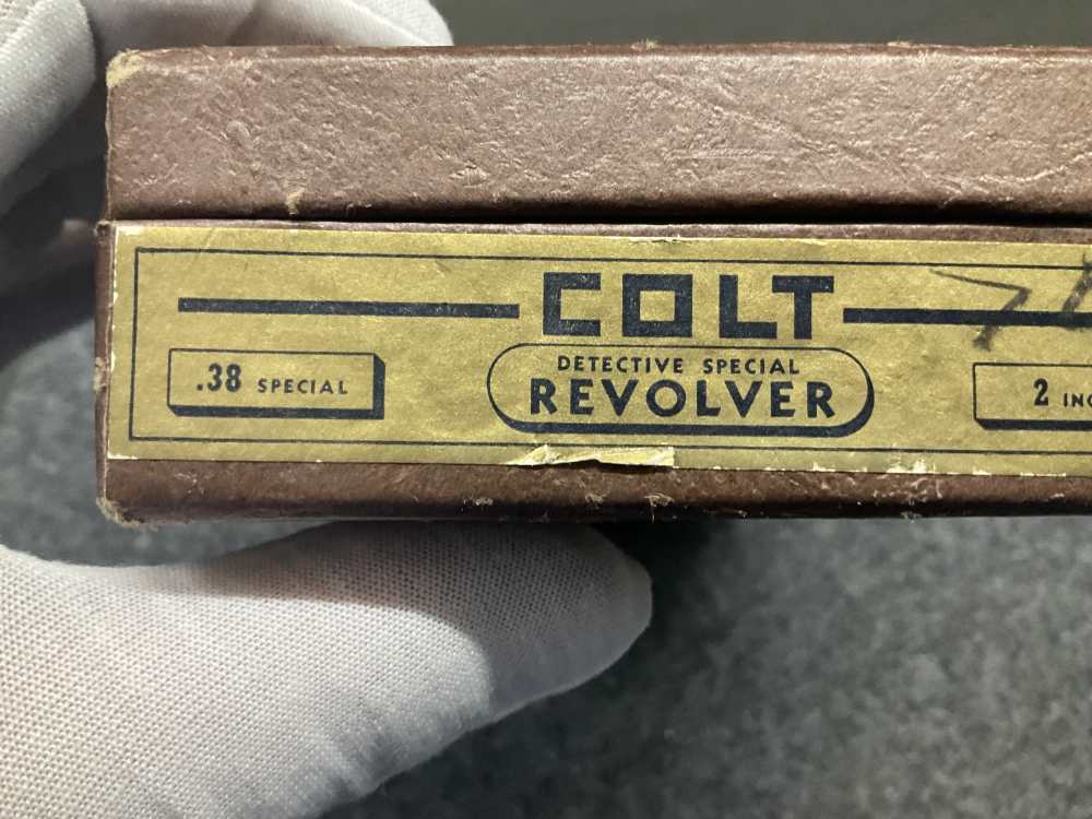 Vintage 1951 COLT  detective special 38 revolver gun box police book manual-img-6