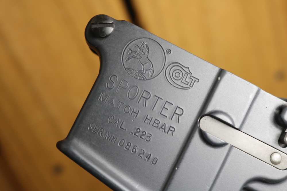 Colt AR15 Lower Receiver XM Grey Match HBAR 1994 Retro BHD HEAT-img-5