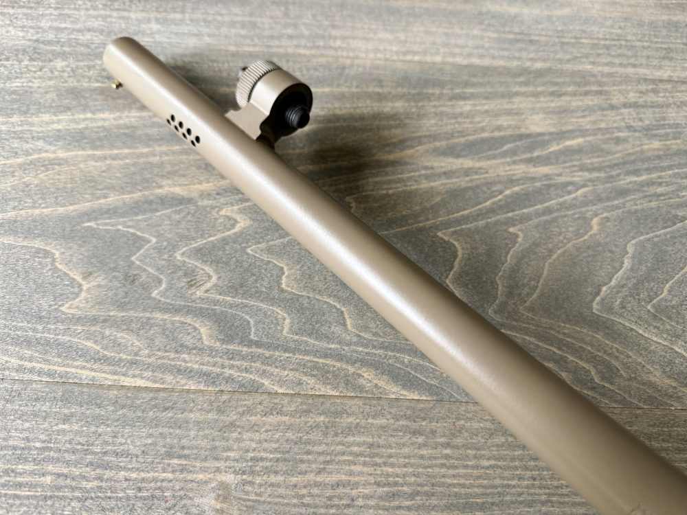 MOSSBERG 500 500A 18.5” CYLINDER BORE BARREL PORTED FDE CERAKOTE 12 GAUGE-img-7