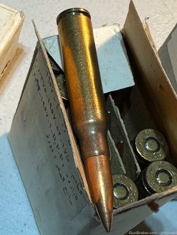 75 rounds of vintage Syrian Milsurp 7.5 French 7.5x54 7.5x54mm rifle ammo-img-7