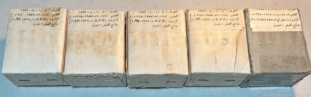 75 rounds of vintage Syrian Milsurp 7.5 French 7.5x54 7.5x54mm rifle ammo-img-0