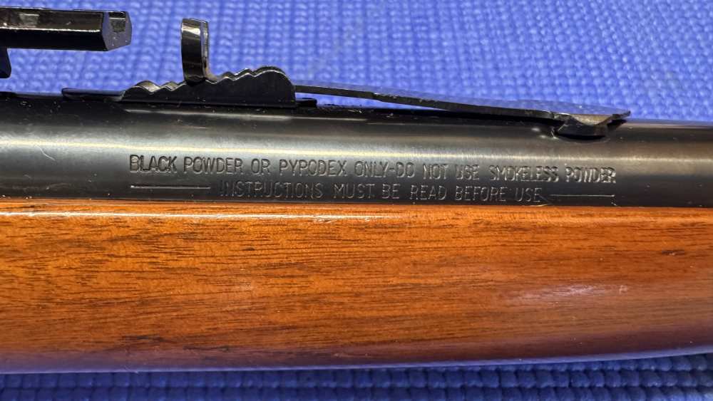 Used Thompson Center Scout .50 Cal black powder 21" barrel -img-9