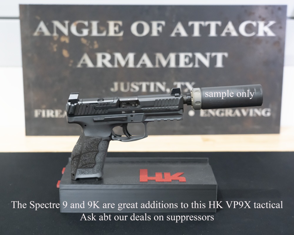 Custom HK VP9 A1 X Tactical 9mm OR Sniper Gray 17rd 20rd Stand NO CC FEE-img-3