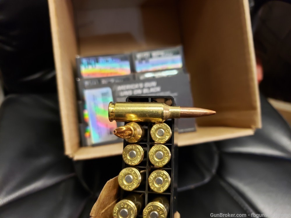 IN STOCK! NEW 200 ROUNDS HORNADY BLACK 6MM ARC 105 GR BTHP BOAT TAIL HP-img-0