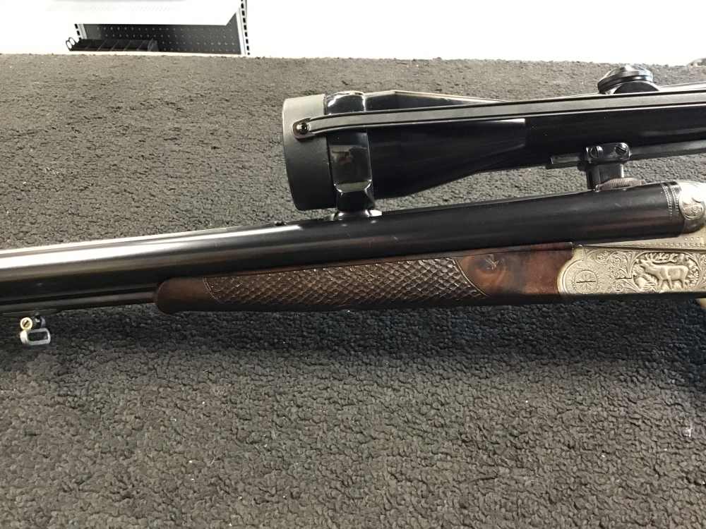 GEER MERKEL SUHL 12GA SIDE BY SIDE AND 30-06 BELOW MODEL IS A DRILLING-img-10