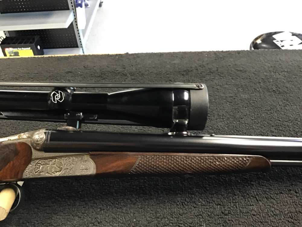 GEER MERKEL SUHL 12GA SIDE BY SIDE AND 30-06 BELOW MODEL IS A DRILLING-img-3